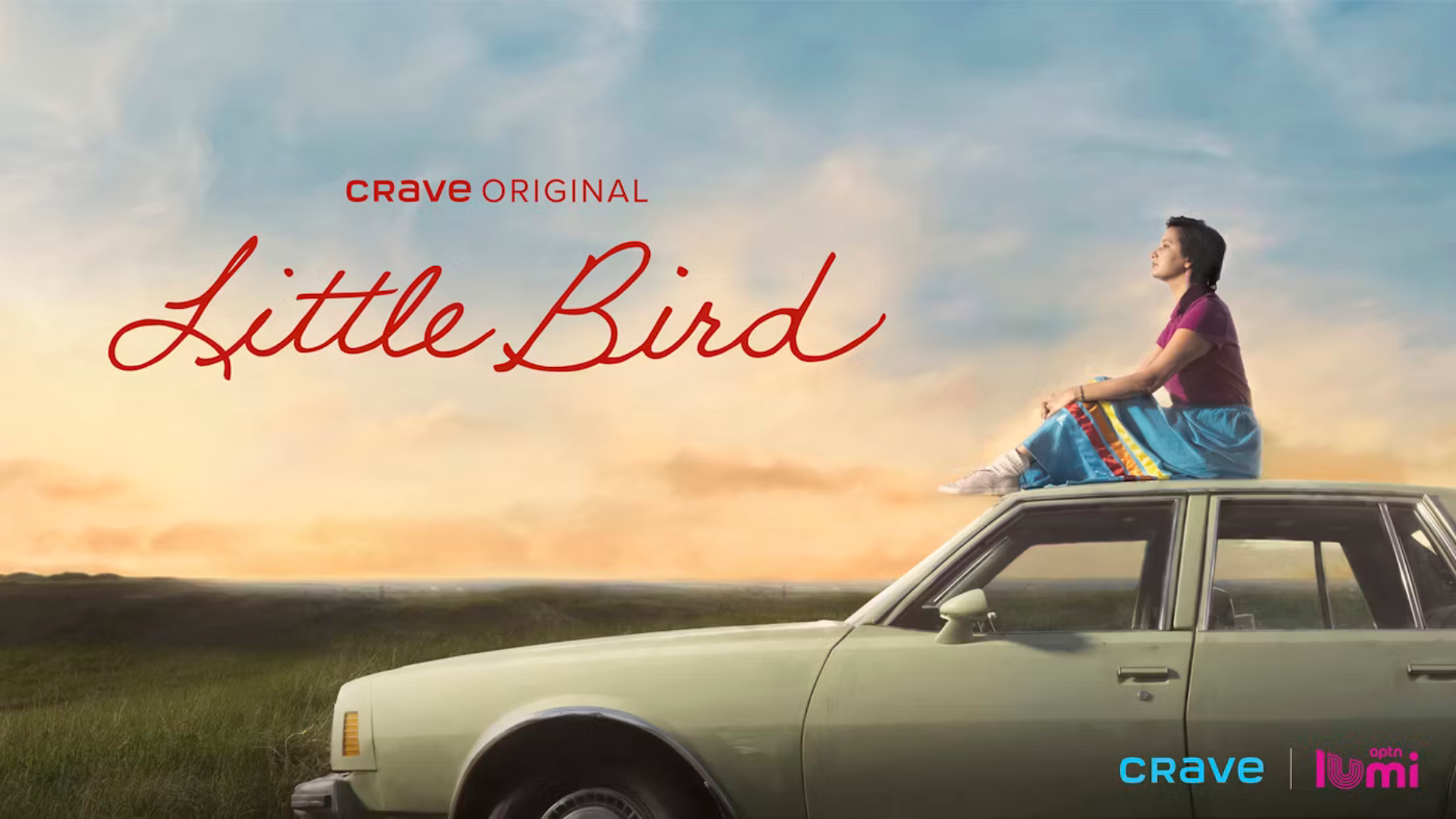 Key Art for drama series Little Bird streaming on Crave TV and APTN lumi.